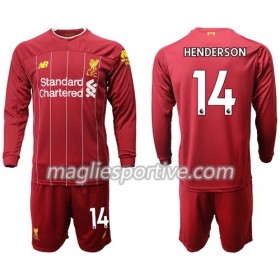 Completo Calcio Liverpool Henderson 14 Bambino Divisa Prima 2019/2020 ML